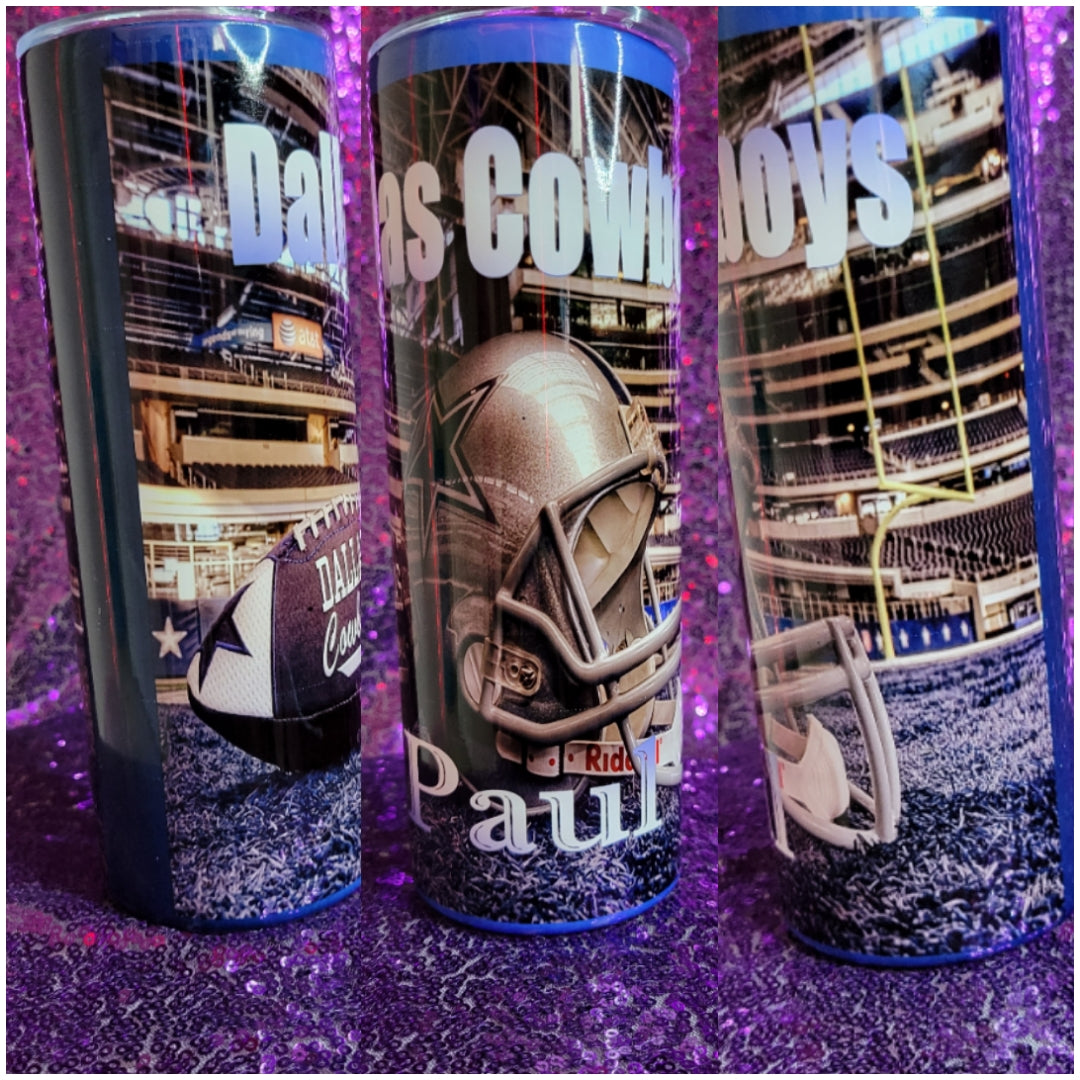 Custom Football Tumblers