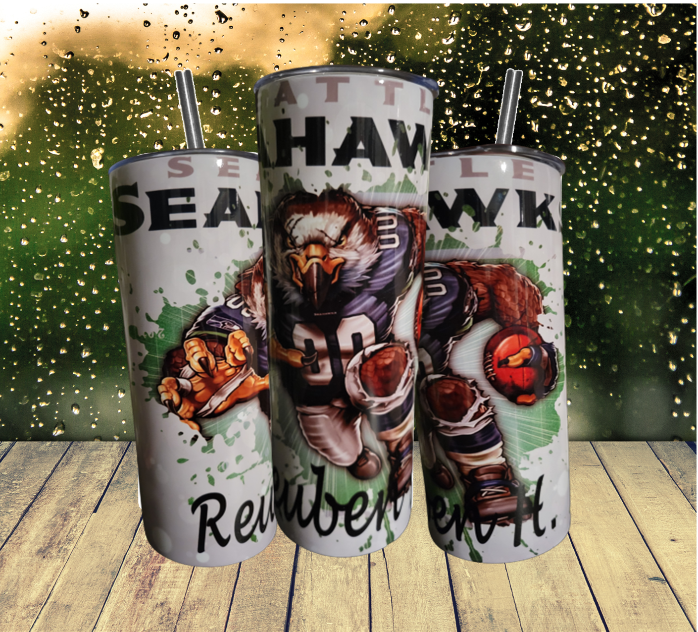 Custom Football Tumblers